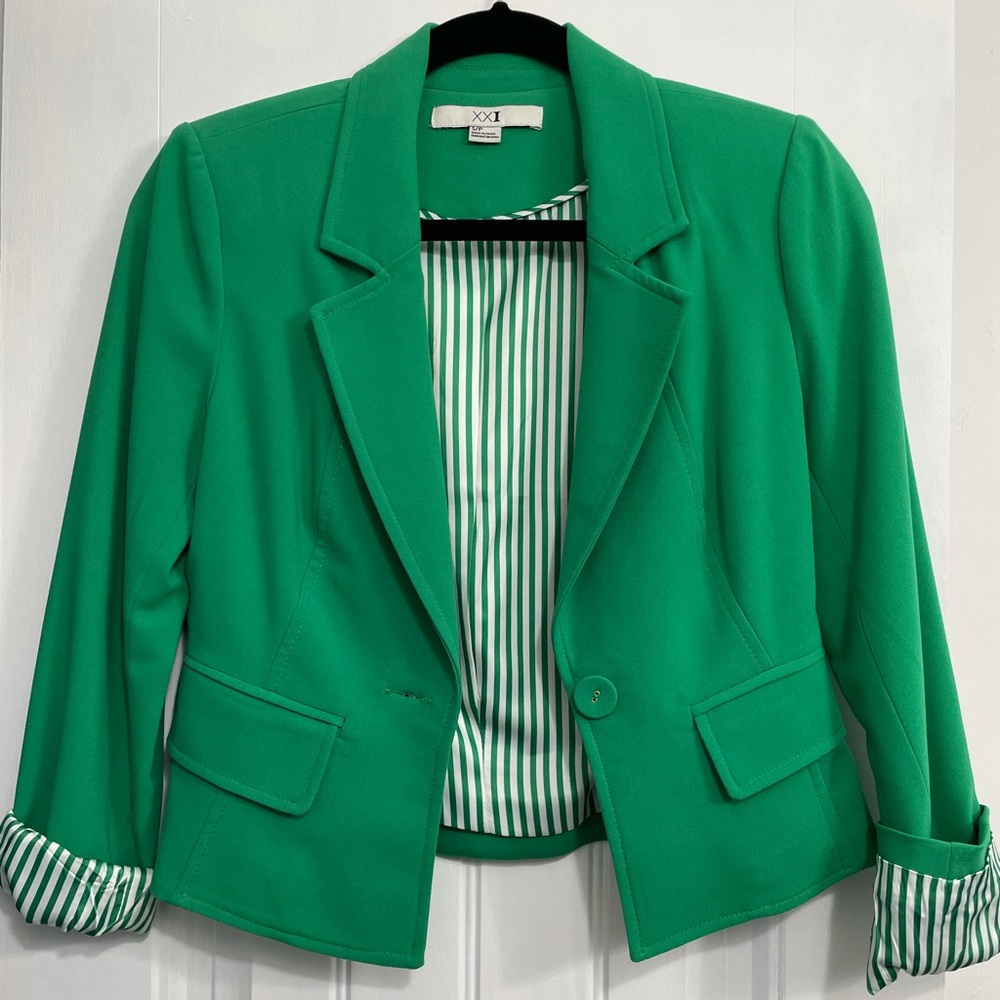 Forever 21 Green Blazer